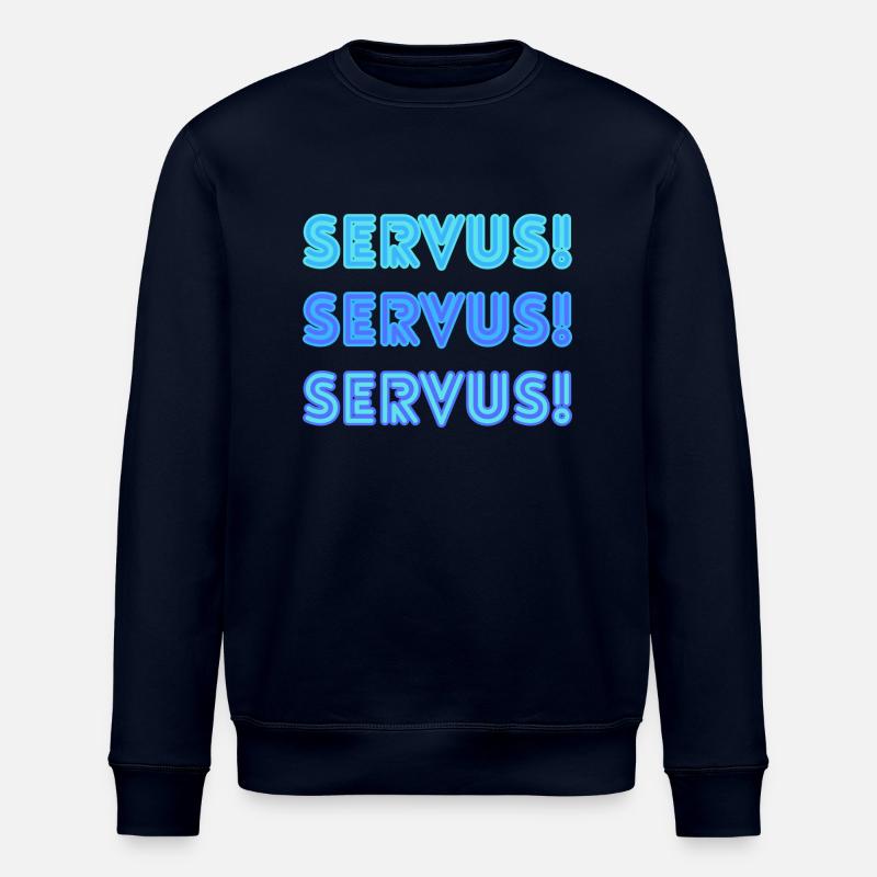 Servus Servus Servus - Stanley/Stella Unisex Bio-Sweatshirt ROLLER - Navy