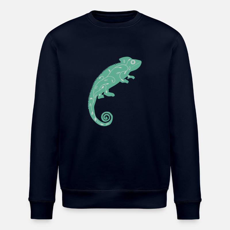 Caméléon vert - Sweat bio ROLLER Stanley/Stella Unisexe - marine