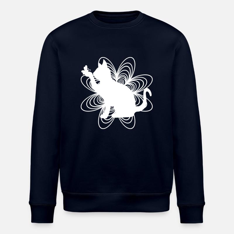 Chat Blanc - Sweat bio ROLLER Stanley/Stella Unisexe - marine