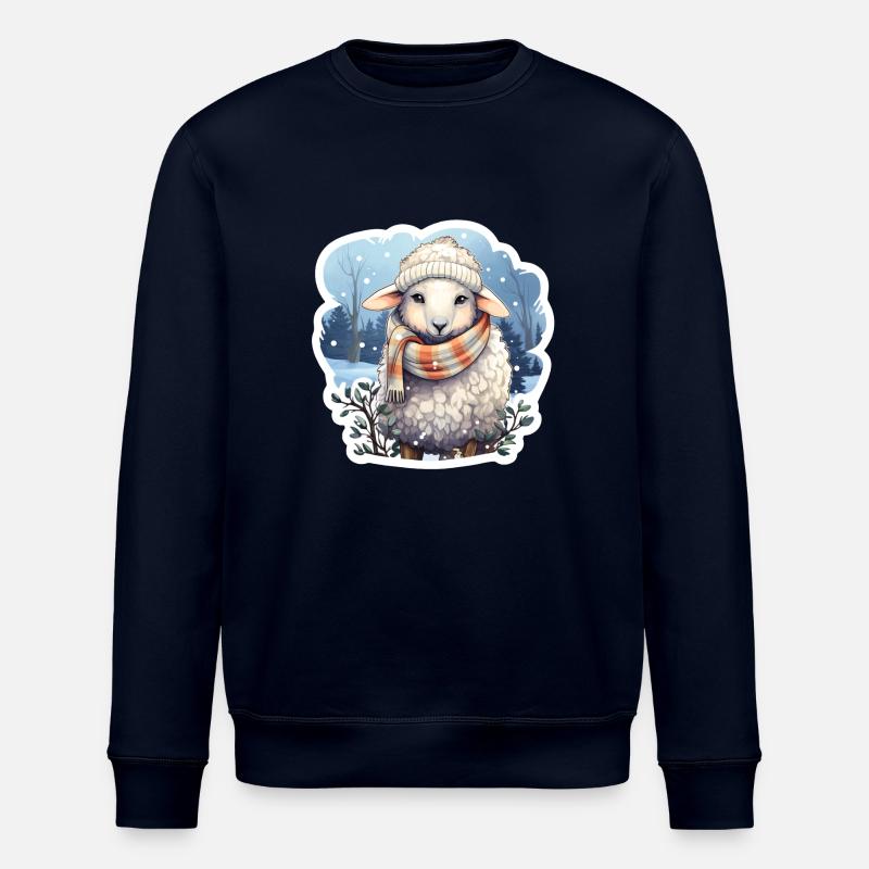 Winterschäfchen - Stanley/Stella Unisex Bio-Sweatshirt ROLLER - Navy