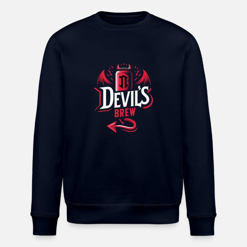 Devils Brew - Stanley/Stella ROLLER Unisex Organic Sweatshirt - navy
