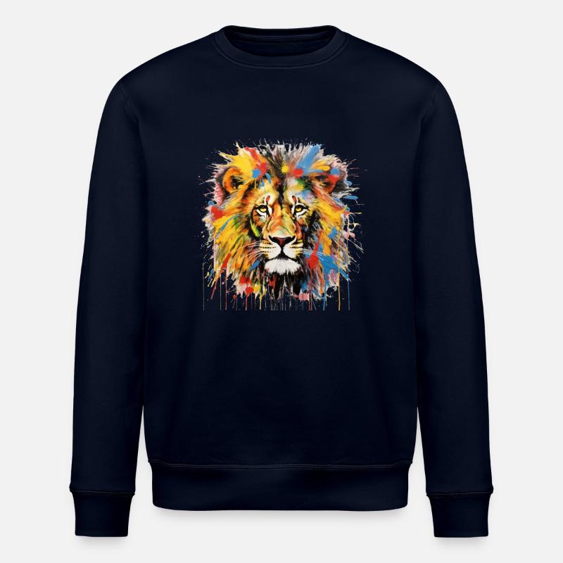Grafitti-Löwe - Stanley/Stella Unisex Bio-Sweatshirt ROLLER - Navy