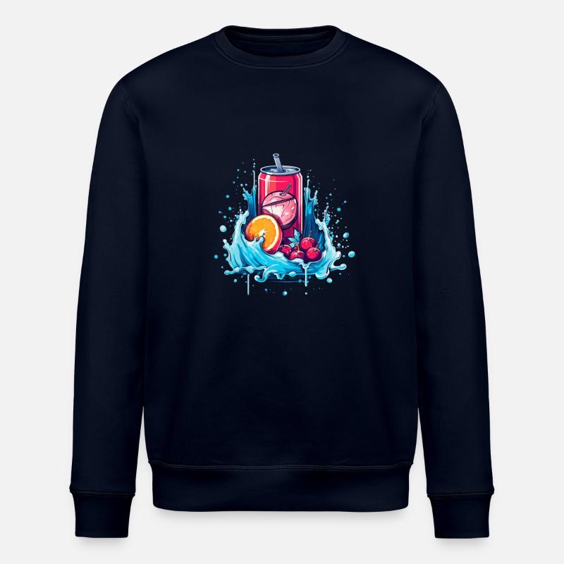 Cherry Soft Drink Gift - Stanley/Stella ROLLER Unisex Organic Sweatshirt - navy