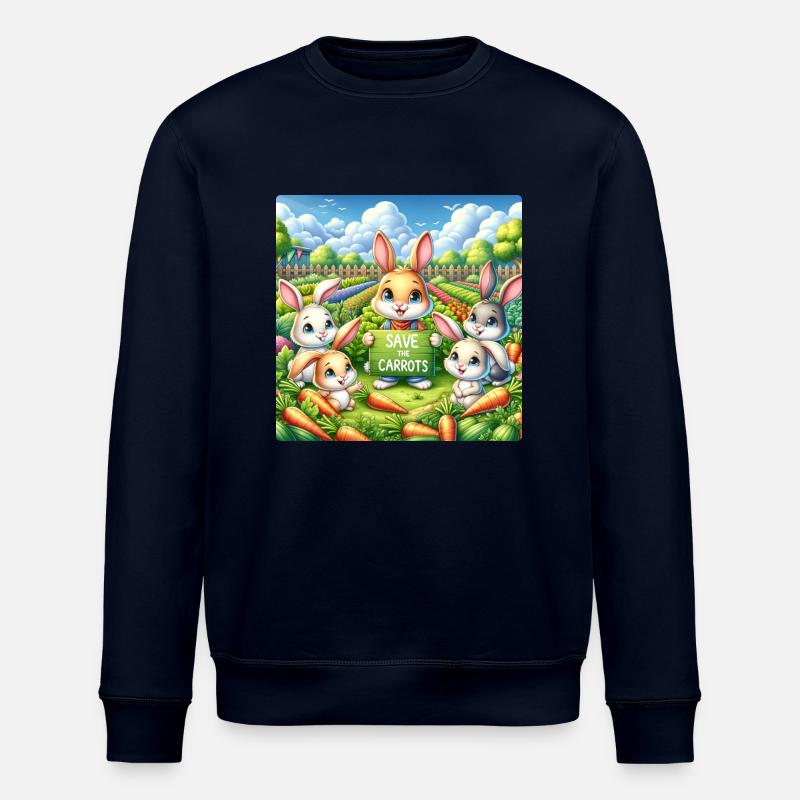Rettet die Möhren - Stanley/Stella Unisex Bio-Sweatshirt ROLLER - Navy