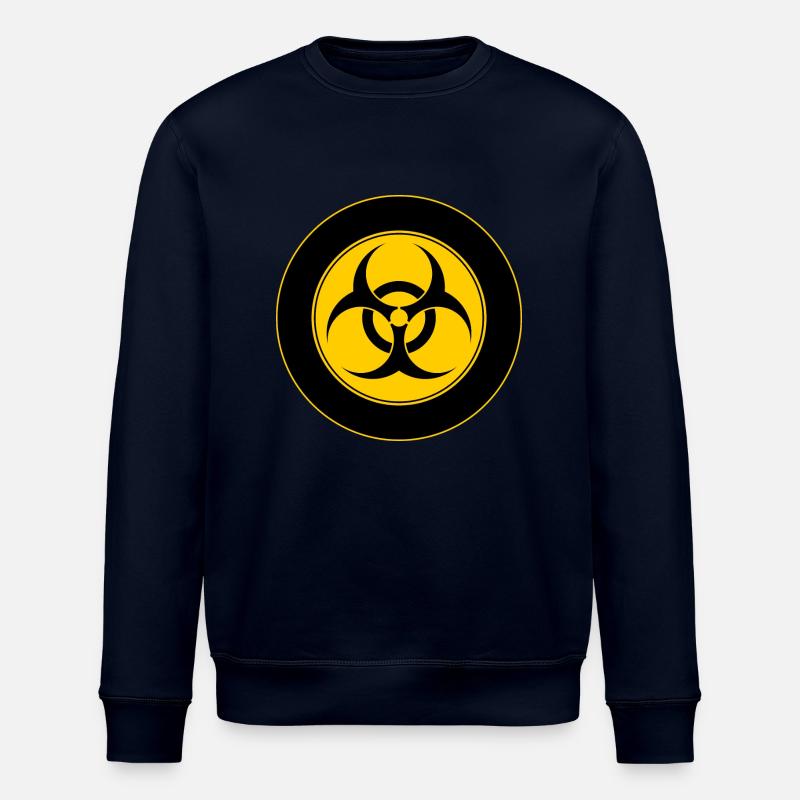 Mod Biohazard Schild - Stanley/Stella Unisex Bio-Sweatshirt ROLLER - Navy