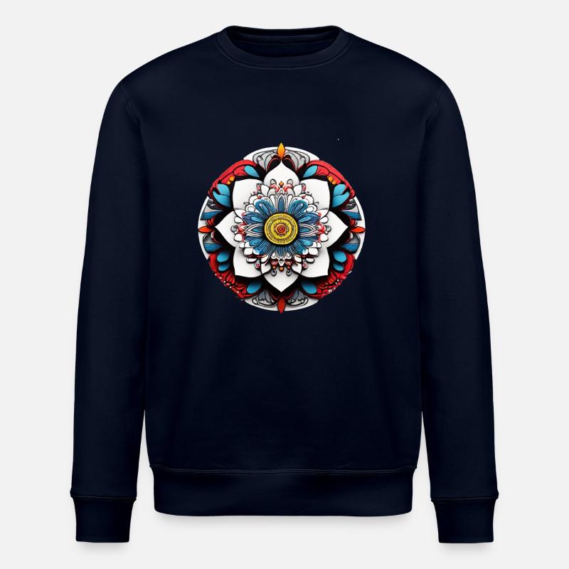 Mandala - Sweat bio ROLLER Stanley/Stella Unisexe - marine