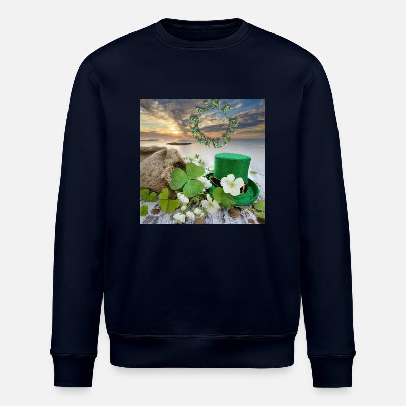 St. Patrick's Day - Stanley/Stella Unisex Bio-Sweatshirt ROLLER - Navy