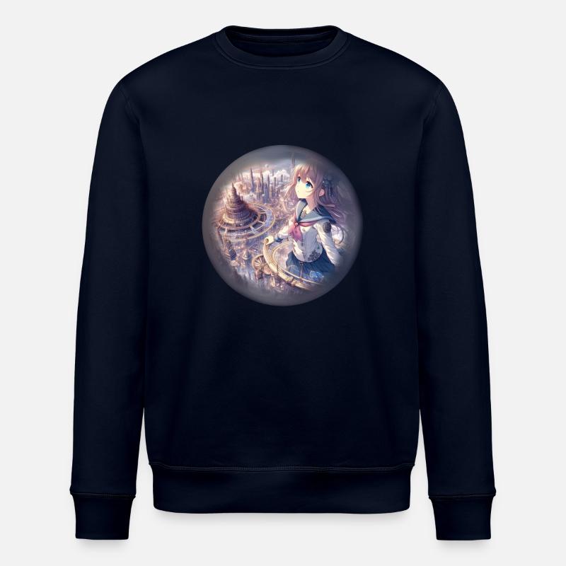 Another World - Sweat bio ROLLER Stanley/Stella Unisexe - marine