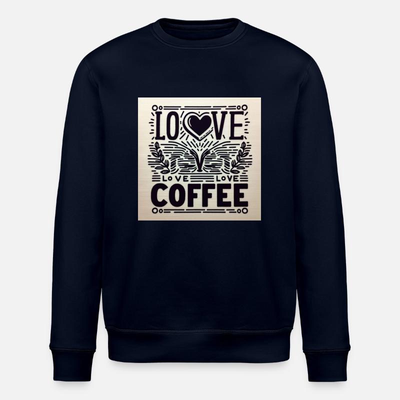 J’adore le café - Sweat bio ROLLER Stanley/Stella Unisexe - marine