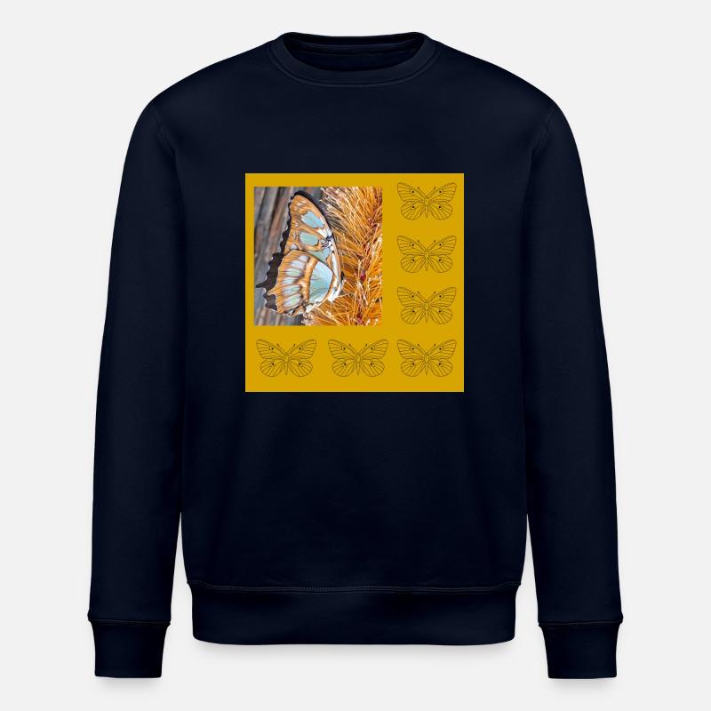 Schmetterling - Stanley/Stella Unisex Bio-Sweatshirt ROLLER - Navy