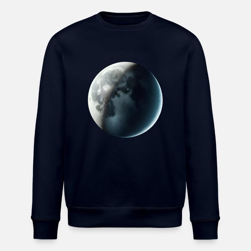 Croissant de lune croissant - Sweat bio ROLLER Stanley/Stella Unisexe - marine