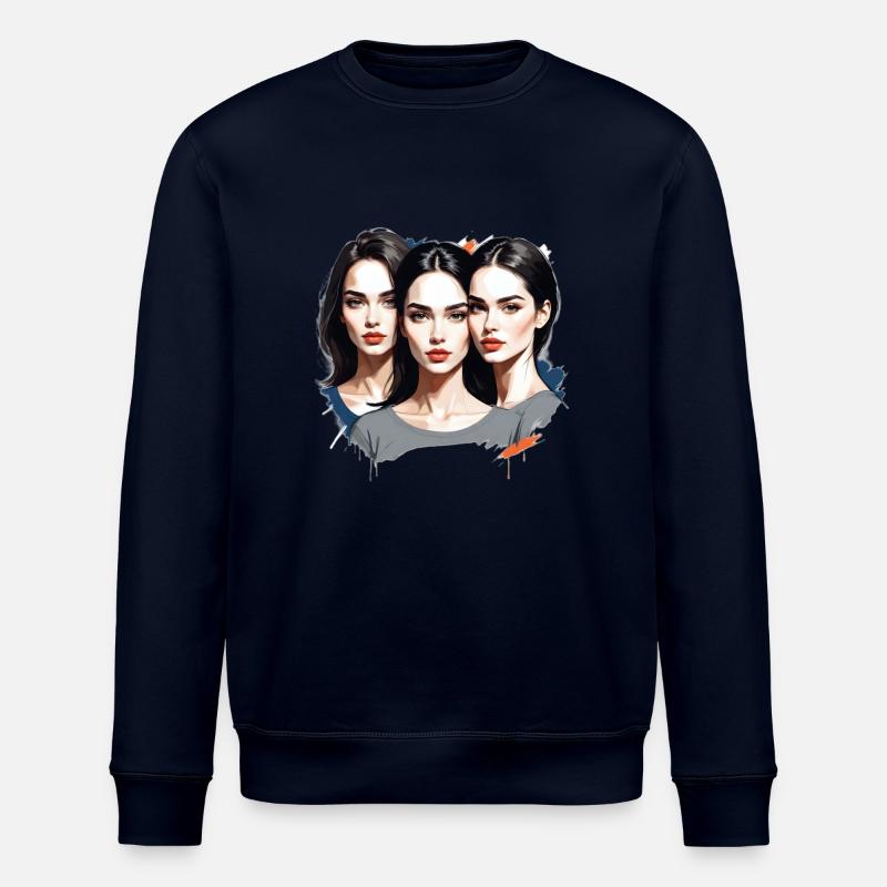 MADFOXX - Belles filles - Sweat bio ROLLER Stanley/Stella Unisexe - marine