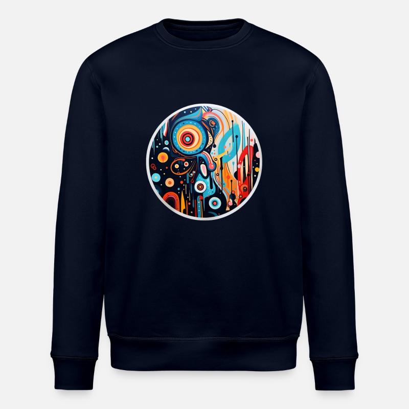 Abstrakte Kunst - Stanley/Stella Unisex Bio-Sweatshirt ROLLER - Navy