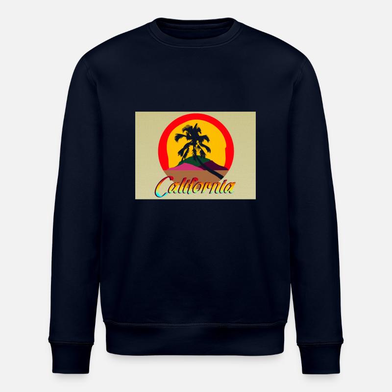 California Cutout Postcard - Stanley/Stella Unisex Bio-Sweatshirt ROLLER - Navy