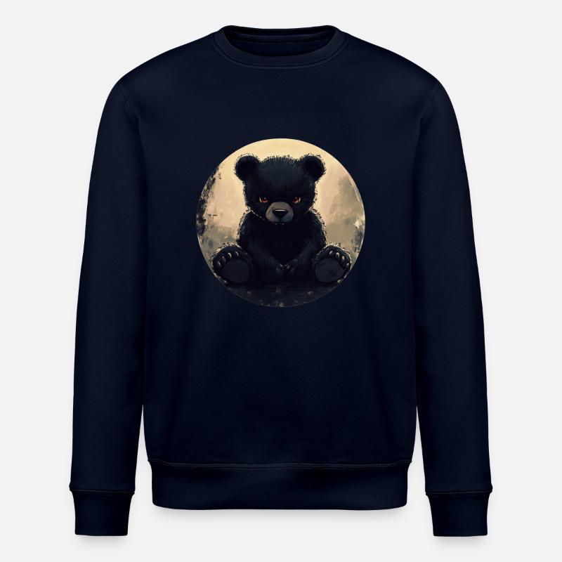Dark Teddy : Aura mystique - Sweat bio ROLLER Stanley/Stella Unisexe - marine