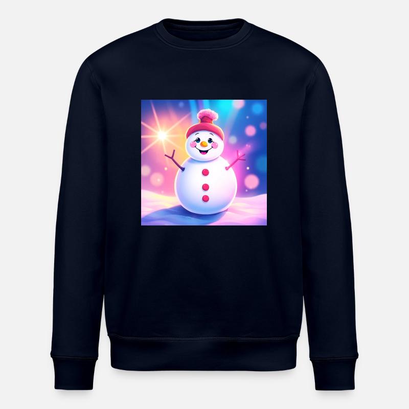 süßer Schneemann - Stanley/Stella Unisex Bio-Sweatshirt ROLLER - Navy