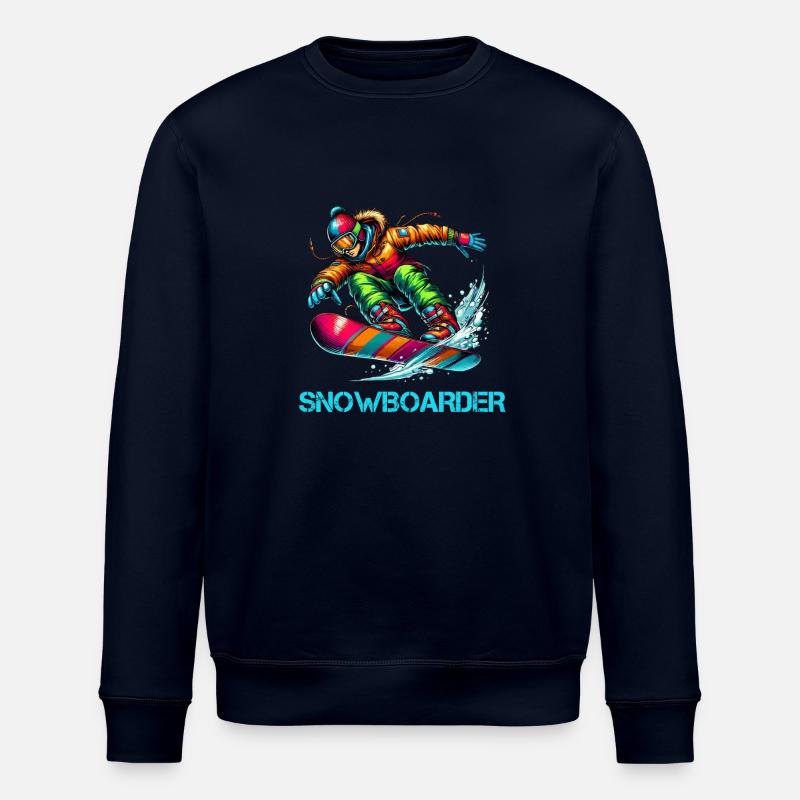Snowboarders - Sweat bio ROLLER Stanley/Stella Unisexe - marine