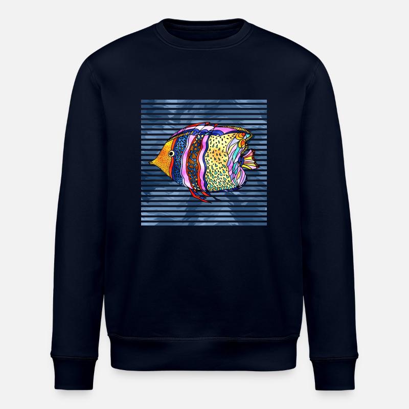 Poisson - Sweat bio ROLLER Stanley/Stella Unisexe - marine
