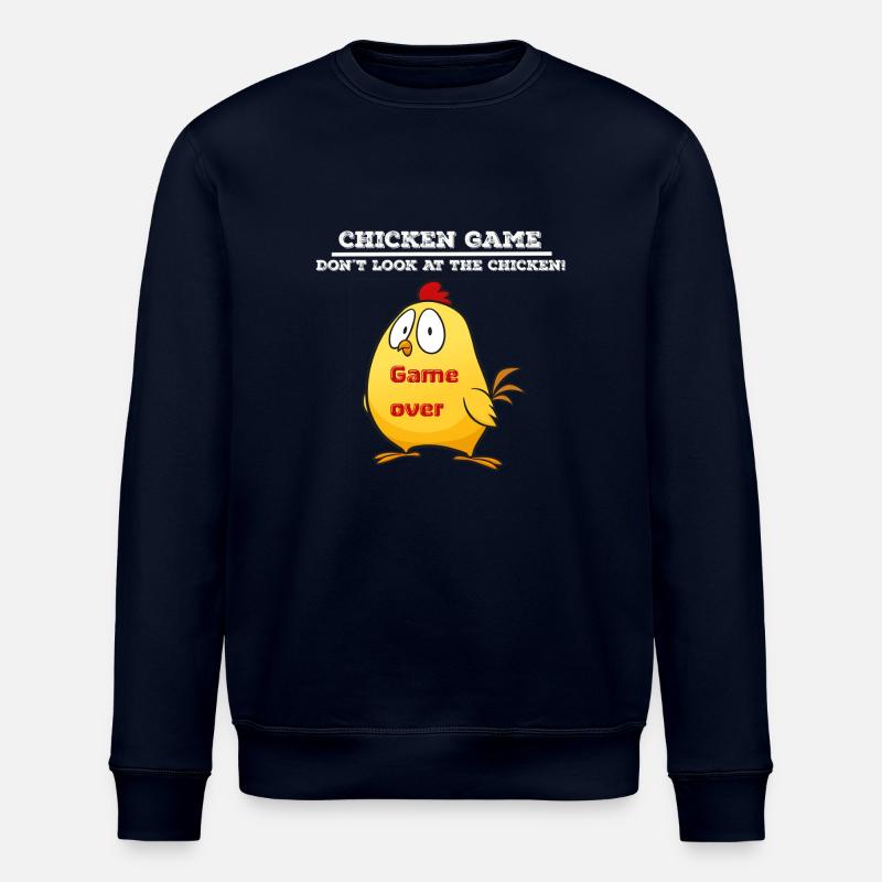 Jeu de poulet blanc - Sweat bio ROLLER Stanley/Stella Unisexe - marine