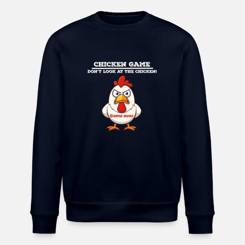 Chicken game weiss - Stanley/Stella Unisex Bio-Sweatshirt ROLLER - Navy