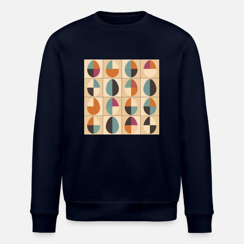 Ostereier Design No.04 - Stanley/Stella Unisex Bio-Sweatshirt ROLLER - Navy