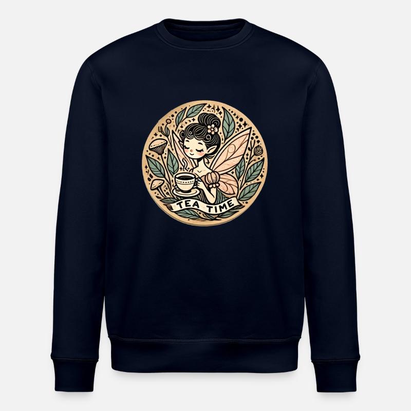 Tea Time Fee - Stanley/Stella Unisex Bio-Sweatshirt ROLLER - Navy