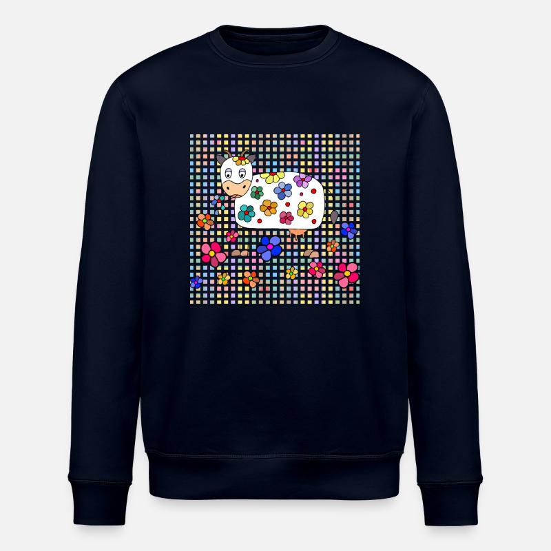 Vache - Sweat bio ROLLER Stanley/Stella Unisexe - marine