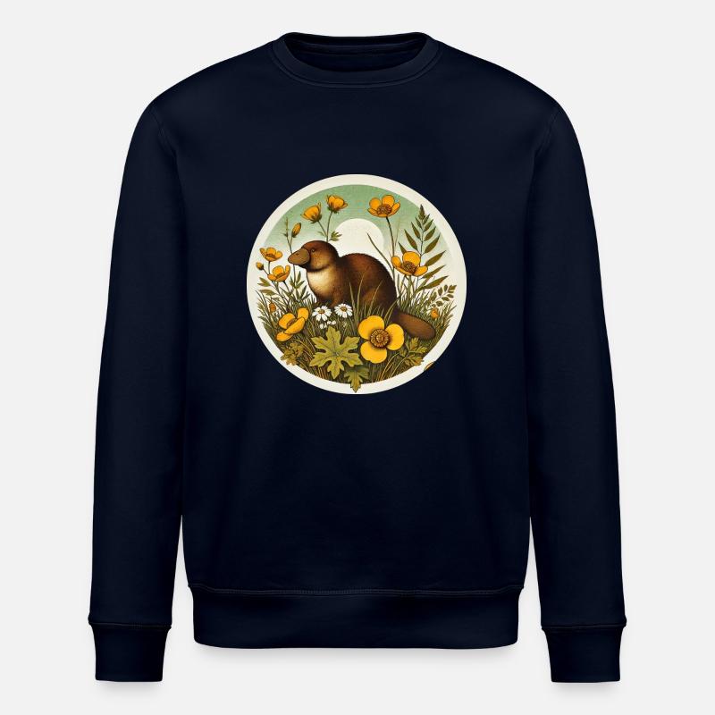 Jahrgangs-Schnabeltier - Stanley/Stella Unisex Bio-Sweatshirt ROLLER - Navy