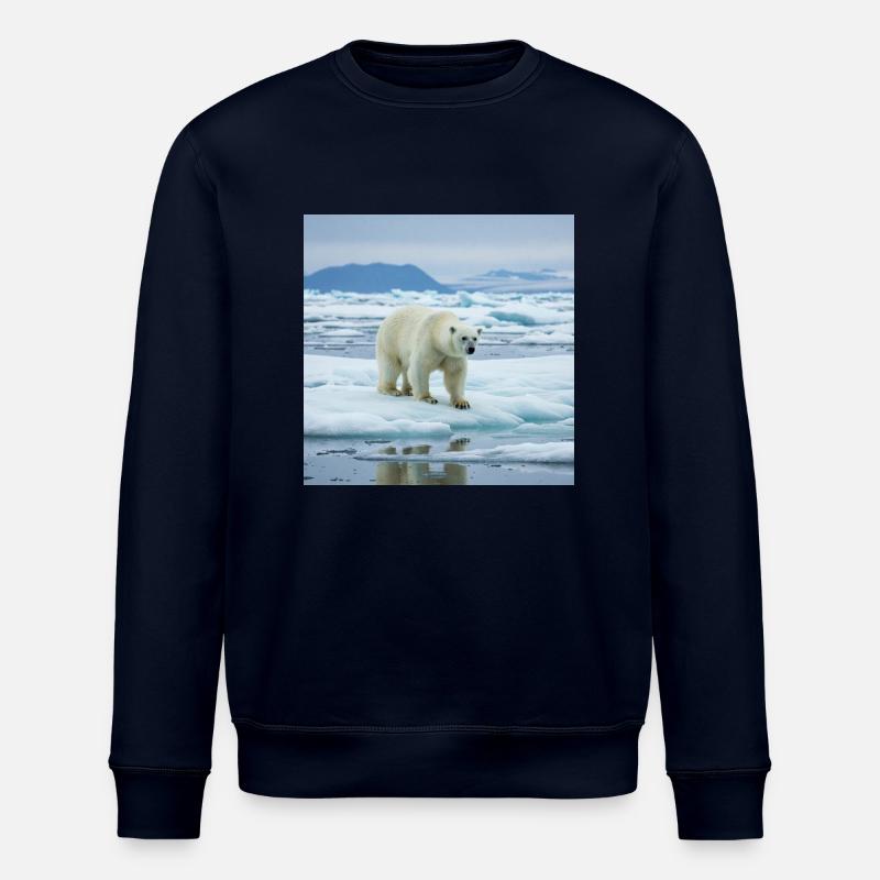 Eisbär zu Hause - Stanley/Stella Unisex Bio-Sweatshirt ROLLER - Navy