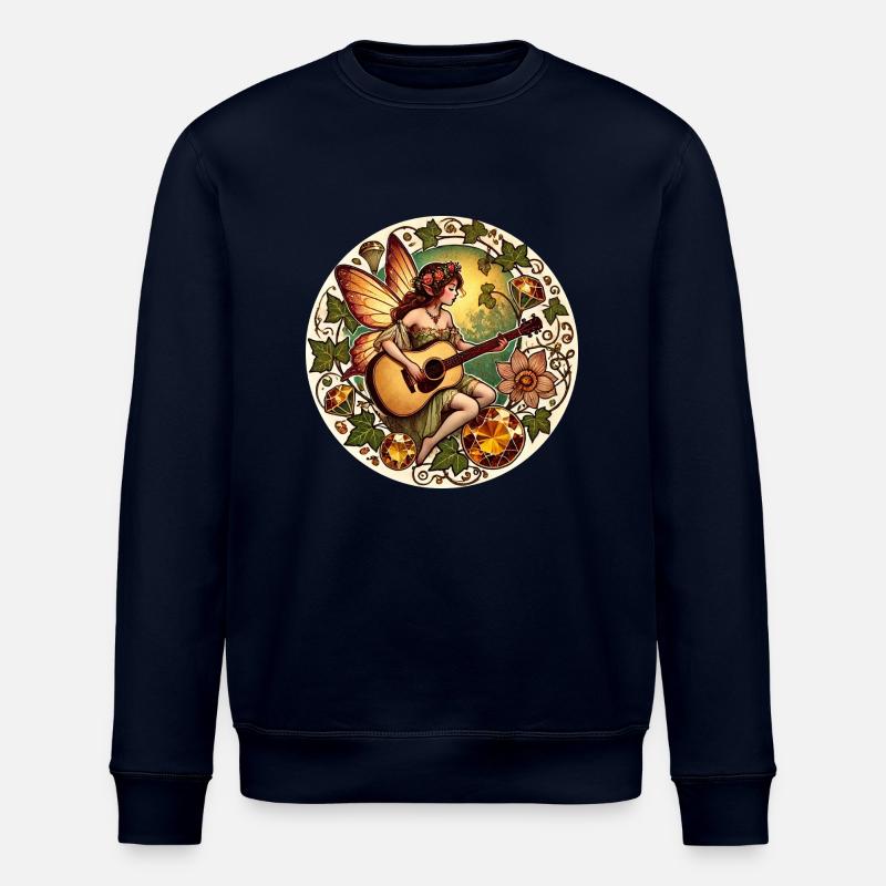 Gitarre Fee - Stanley/Stella Unisex Bio-Sweatshirt ROLLER - Navy