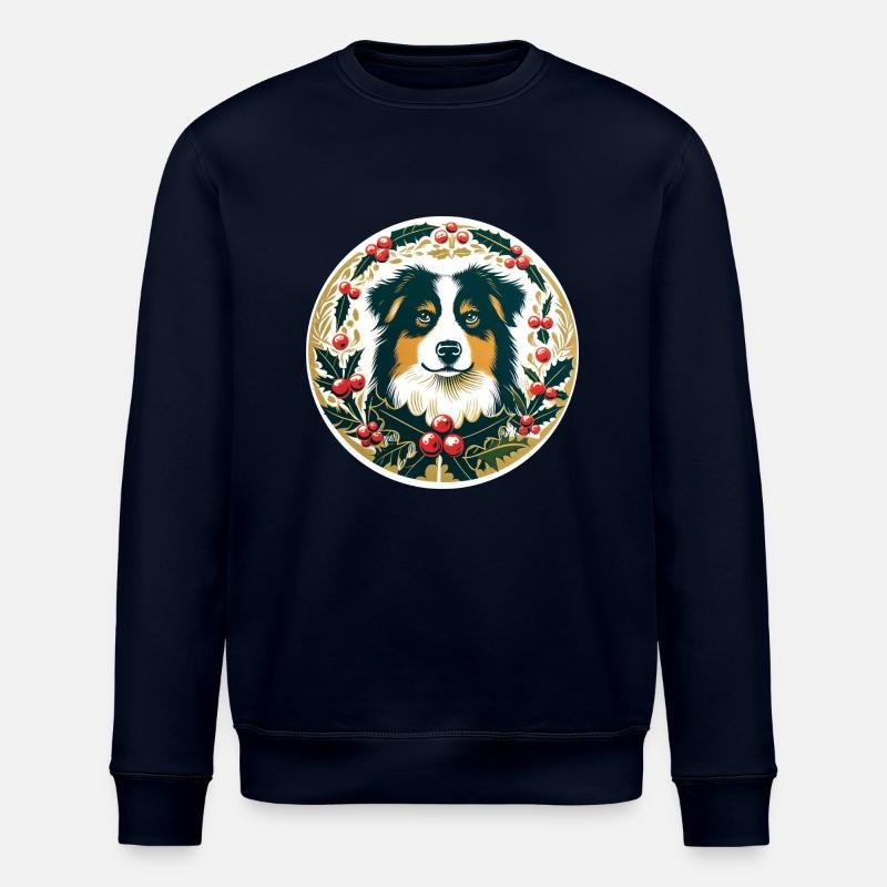 Australischer Schäferhund - Stanley/Stella Unisex Bio-Sweatshirt ROLLER - Navy