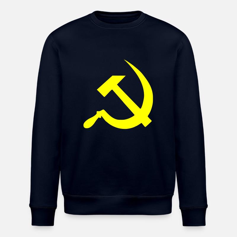 Soviet Hammer and Sickle - Stanley/Stella ROLLER Unisex Organic Sweatshirt - navy