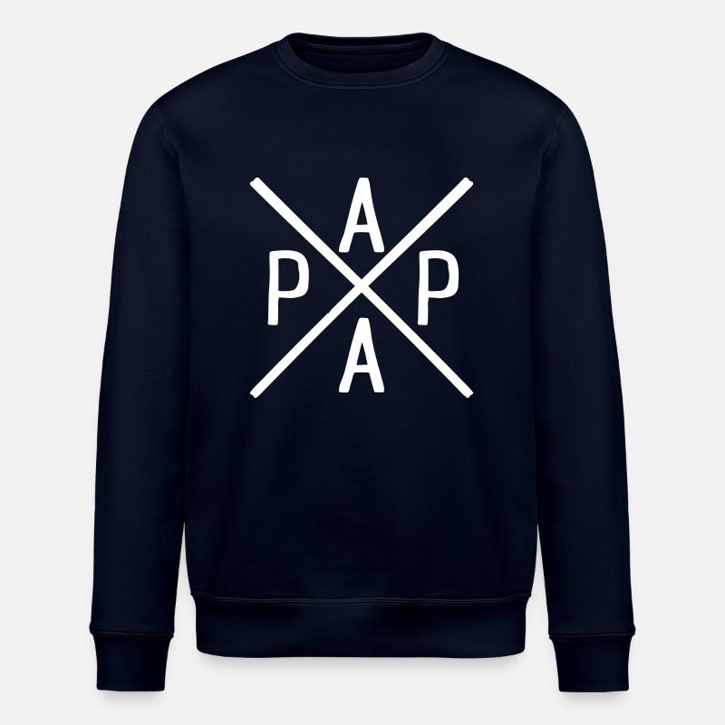 père - Sweat bio ROLLER Stanley/Stella Unisexe - marine