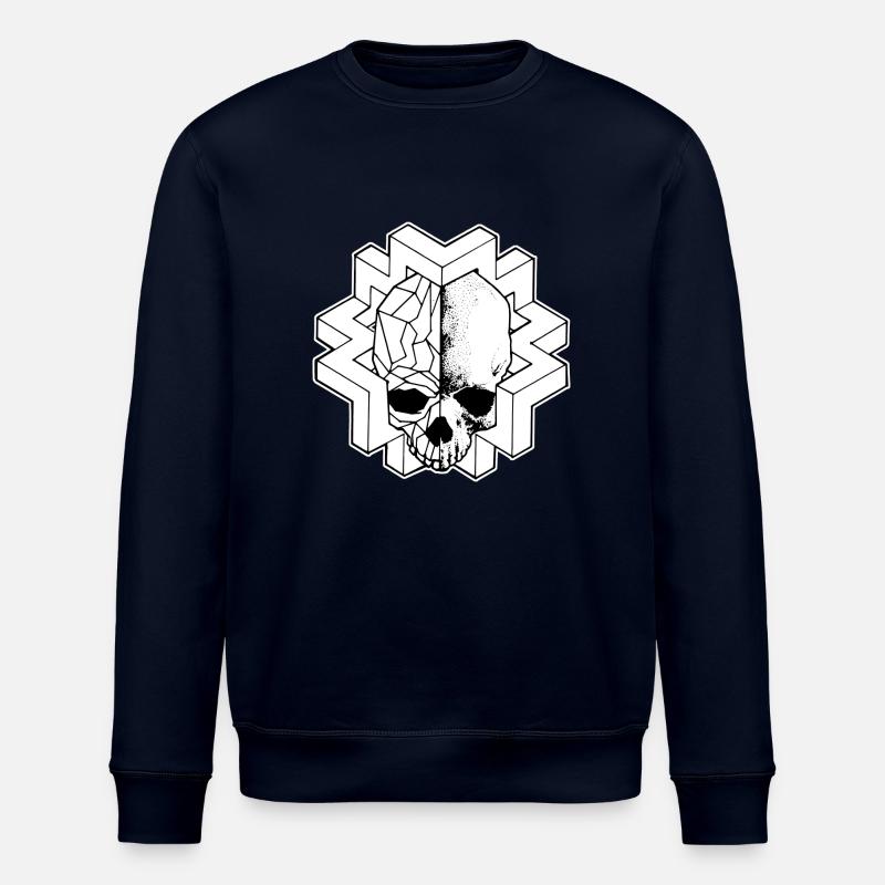 GEO SKULL 1 - Stanley/Stella Unisex Bio-Sweatshirt ROLLER - Navy