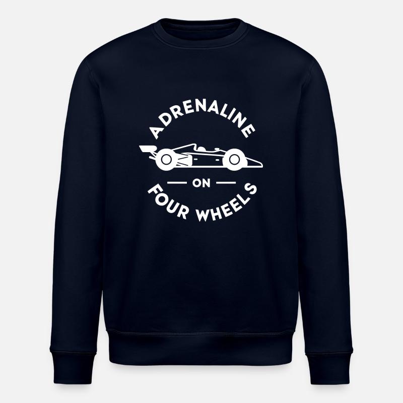 Adrénaline sur quatre roues - Sweat bio ROLLER Stanley/Stella Unisexe - marine