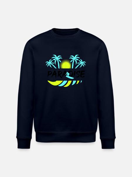 Surf Paradise - Stanley/Stella ROLLER Unisex Organic Sweatshirt - navy