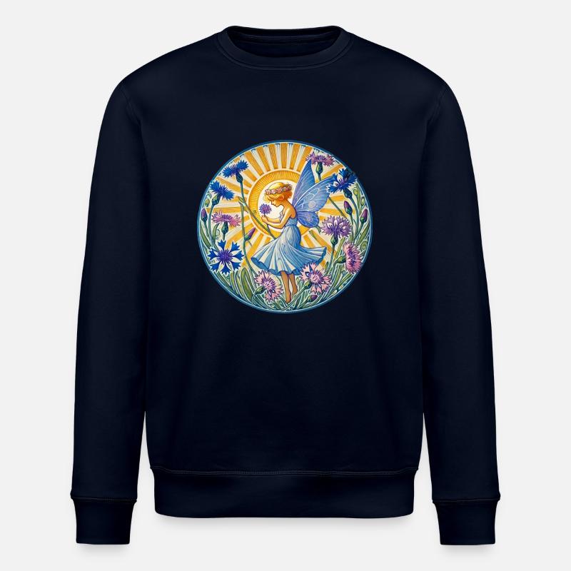 Fée bleuet bleu - Sweat bio ROLLER Stanley/Stella Unisexe - marine