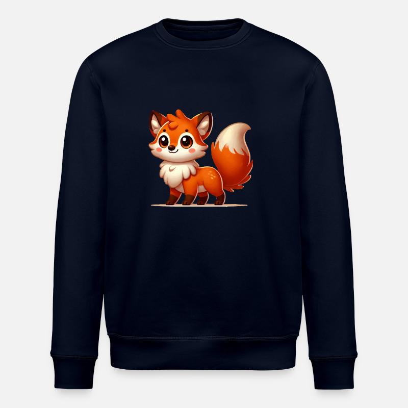 Bande dessinée Fox - Sweat bio ROLLER Stanley/Stella Unisexe - marine