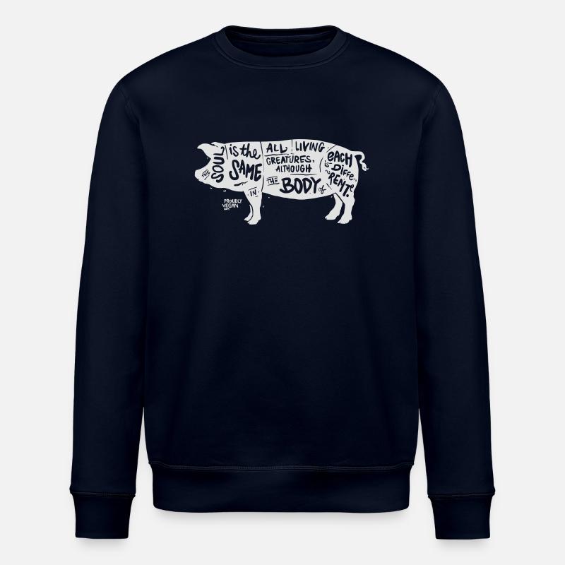 L'âme - Blanc - Sweat bio ROLLER Stanley/Stella Unisexe - marine