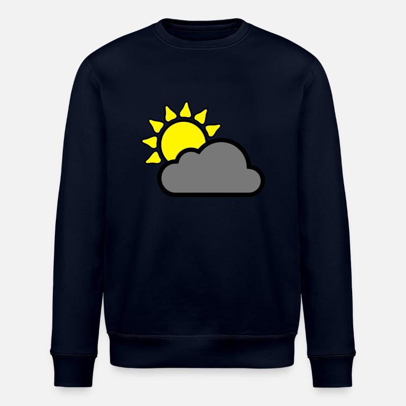 Cloud - Sun - Cloud - Sun - Stanley/Stella ROLLER Unisex Organic Sweatshirt - navy