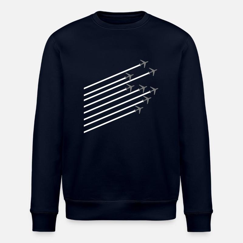 Flugzeug - Stanley/Stella Unisex Bio-Sweatshirt ROLLER - Navy
