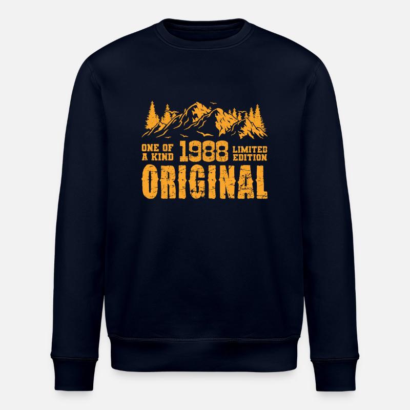 Cadeau d’anniversaire 1988 - 1988 - Sweat bio ROLLER Stanley/Stella Unisexe - marine