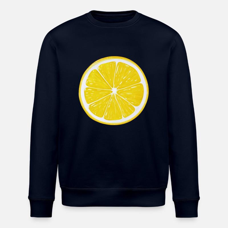 Zitrone Citron - Sweat bio ROLLER Stanley/Stella Unisexe - marine
