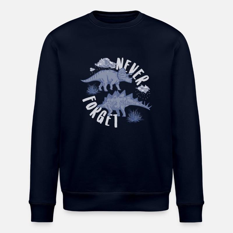 Never forget blau - Stanley/Stella Unisex Bio-Sweatshirt ROLLER - Navy