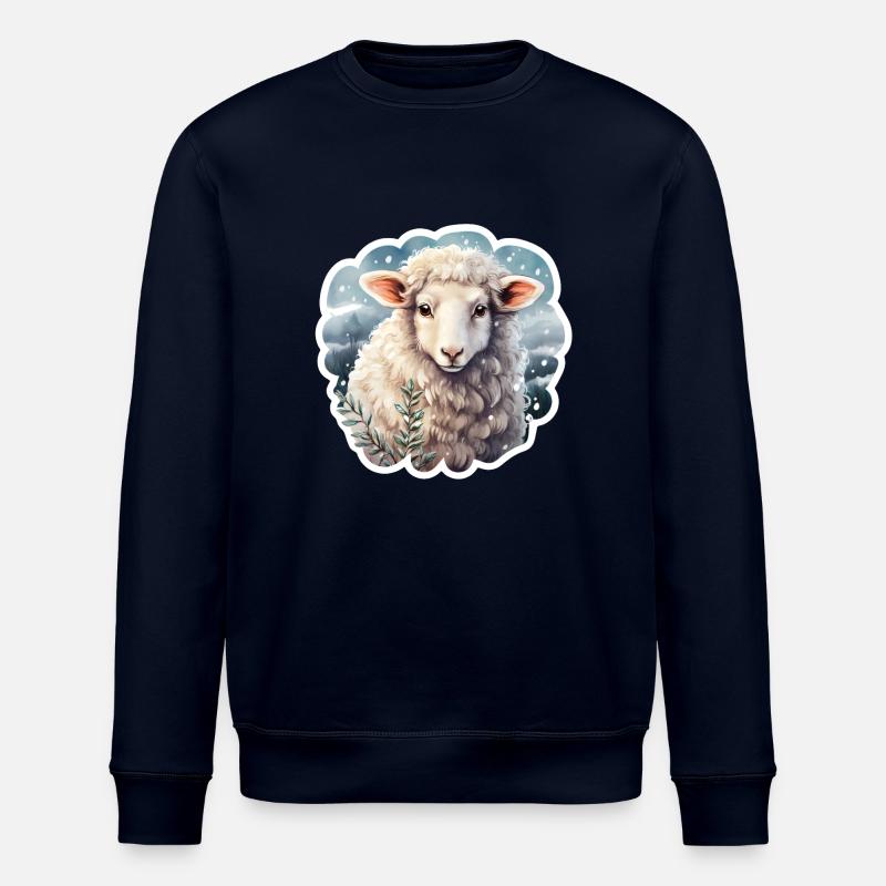Winterschäfchen - Stanley/Stella Unisex Bio-Sweatshirt ROLLER - Navy