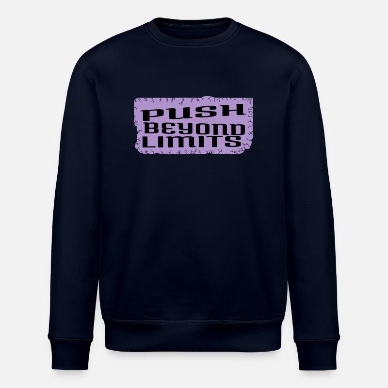 quote mental endurance awesome - Stanley/Stella Unisex Bio-Sweatshirt ROLLER - Navy