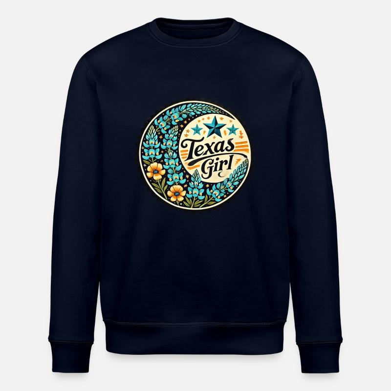 Mädchen aus Texas - Stanley/Stella Unisex Bio-Sweatshirt ROLLER - Navy
