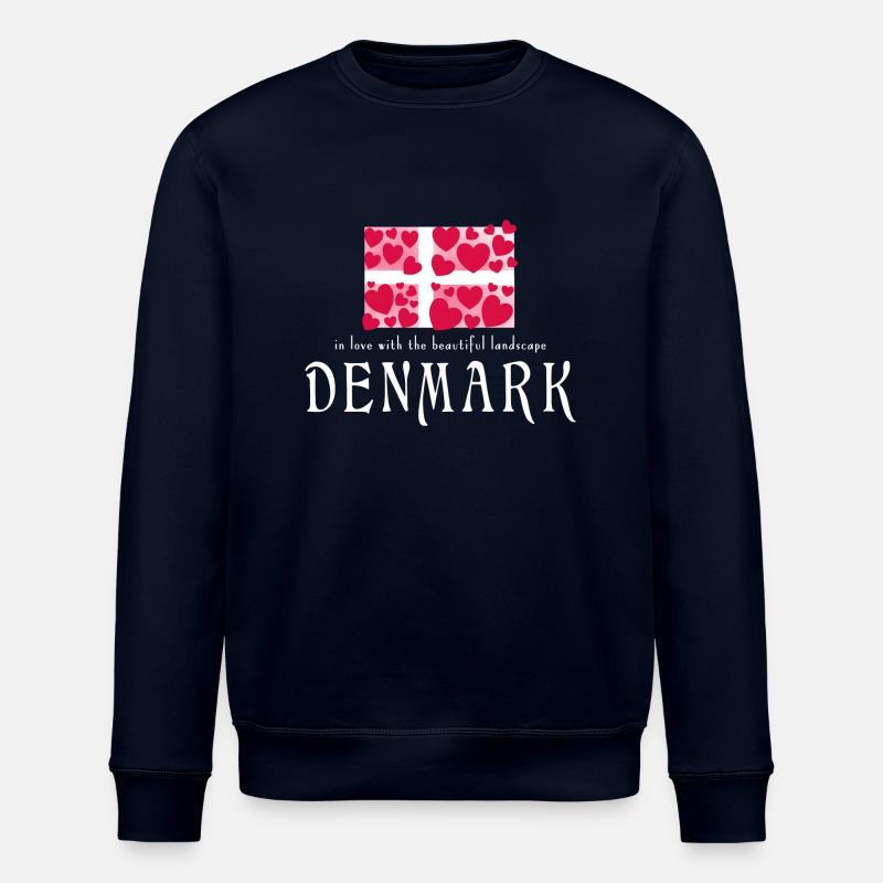 Denmark Dänemark Danmark - Stanley/Stella Unisex Bio-Sweatshirt ROLLER - Navy