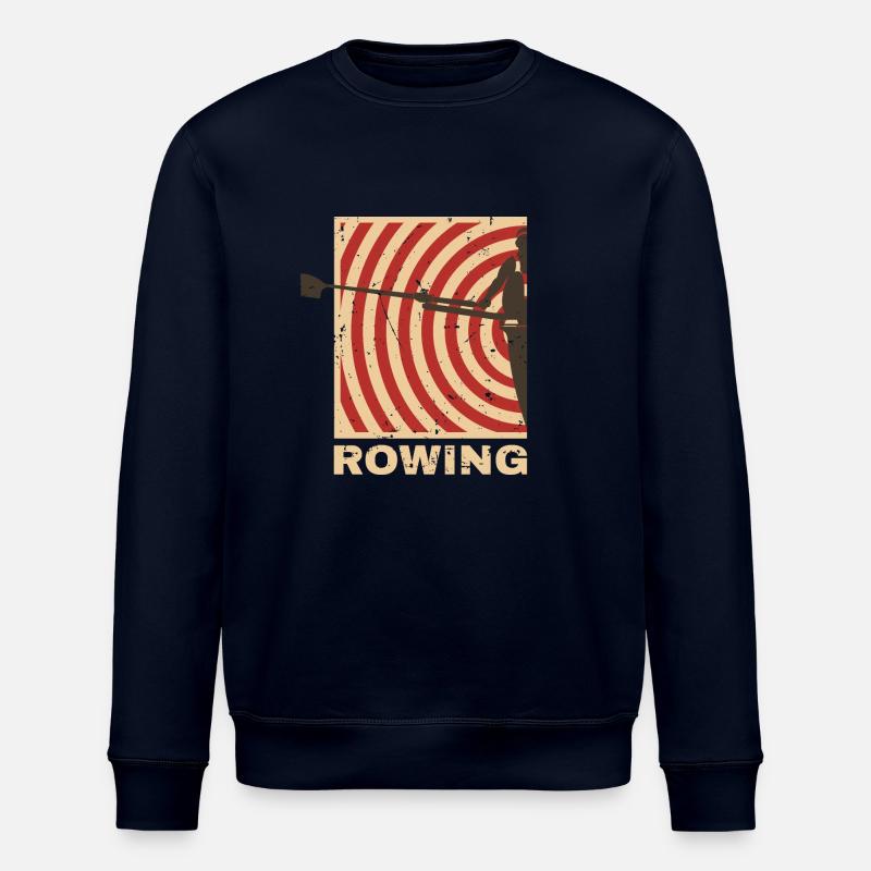 Aviron - Sweat bio ROLLER Stanley/Stella Unisexe - marine