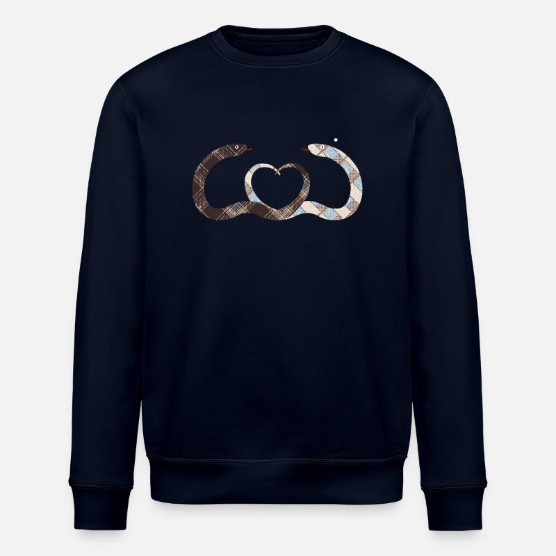 Schlangenpaar - Stanley/Stella Unisex Bio-Sweatshirt ROLLER - Navy